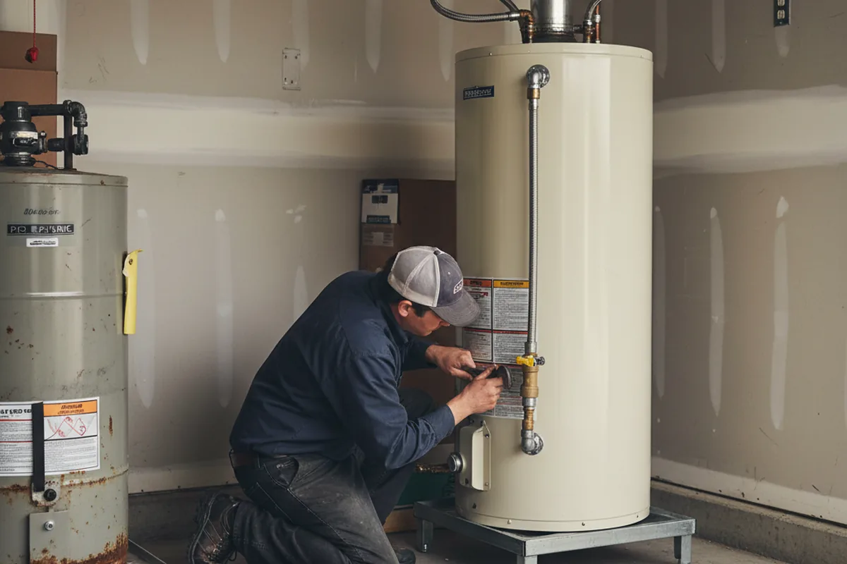Water heater and shutoff valve replacement in Wedowee